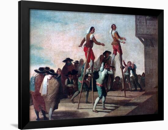 The Stilts, C1785-Francisco de Goya-Framed Giclee Print