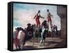 The Stilts, C1785-Francisco de Goya-Framed Stretched Canvas