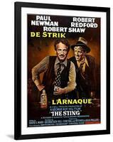 The Sting, from Left, Paul Newman, Robert Redford, 1973-null-Framed Art Print