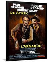 The Sting, from Left, Paul Newman, Robert Redford, 1973-null-Framed Art Print