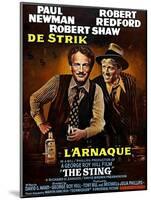 The Sting, from Left, Paul Newman, Robert Redford, 1973-null-Mounted Art Print