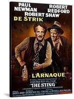 The Sting, from Left, Paul Newman, Robert Redford, 1973-null-Stretched Canvas