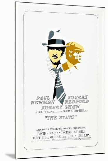 The Sting, from Left: Robert Redford, Paul Newman, 1973-null-Mounted Art Print