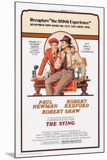 The Sting, from Left: Robert Redford, Paul Newman, 1973-null-Mounted Art Print