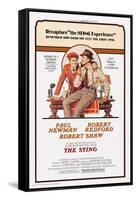 The Sting, from Left: Robert Redford, Paul Newman, 1973-null-Framed Stretched Canvas