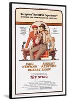 The Sting, from Left: Robert Redford, Paul Newman, 1973-null-Framed Poster