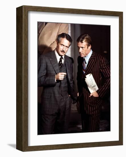 The Sting, Paul Newman, Robert Redford, 1973-null-Framed Photo