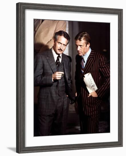 The Sting, Paul Newman, Robert Redford, 1973-null-Framed Photo