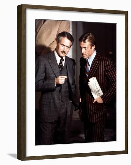 The Sting, Paul Newman, Robert Redford, 1973-null-Framed Photo
