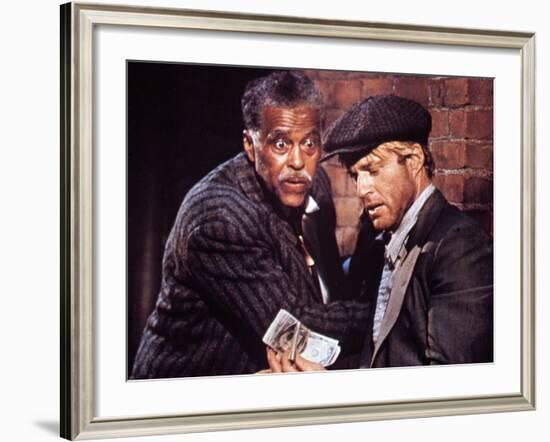 The Sting, Robert Earl Jones, Robert Redford, 1973-null-Framed Photo