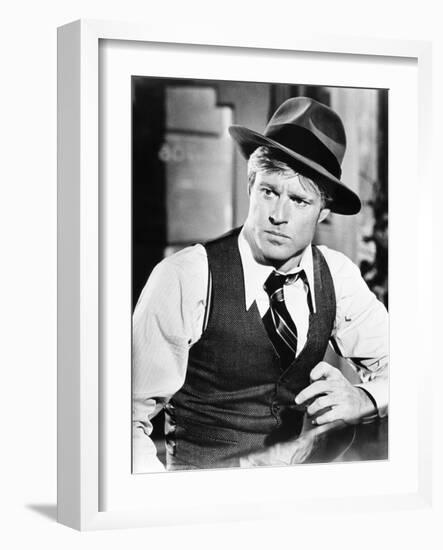 The Sting, Robert Redford, 1973-null-Framed Photo