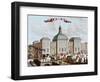 The Stock Exchange, Amsterdam, 1743-Francois van Bleyswyck-Framed Giclee Print