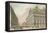 The Stock Exchange, Buchanan Street - Glasgow-English School-Framed Stretched Canvas