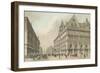 The Stock Exchange, Buchanan Street - Glasgow-English School-Framed Giclee Print
