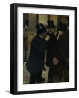 The Stock Exchange, c.1878-Edgar Degas-Framed Giclee Print