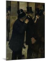 The Stock Exchange, c.1878-Edgar Degas-Mounted Giclee Print