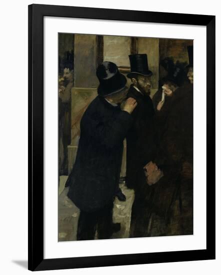 The Stock Exchange, c.1878-Edgar Degas-Framed Giclee Print