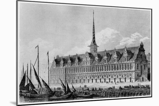 The Stock Exchange, Copenhagen, 1846-null-Mounted Giclee Print