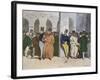 The Stock Exchange, engraved by Rougeron-Vignerot, 1856-Henri Bonaventure Monnier-Framed Giclee Print