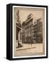 The Stock Exchange on Broad Street, 1885-null-Framed Stretched Canvas