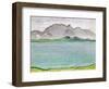 The Stockhorn Mountains and Lake Thun, 1911-Ferdinand Hodler-Framed Giclee Print