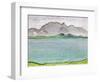 The Stockhorn Mountains and Lake Thun, 1911-Ferdinand Hodler-Framed Giclee Print