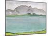 The Stockhorn Mountains and Lake Thun, 1911-Ferdinand Hodler-Mounted Giclee Print