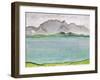 The Stockhorn Mountains and Lake Thun, 1911-Ferdinand Hodler-Framed Giclee Print