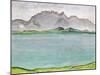 The Stockhorn Mountains and Lake Thun, 1911-Ferdinand Hodler-Mounted Giclee Print