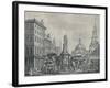 'The Stocks Market, 1738', (1920)-Henry Fletcher-Framed Giclee Print