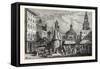 The Stocks' Market Site of the Mansion House London-null-Framed Stretched Canvas