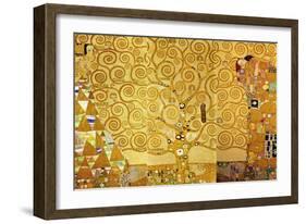 The Stoclet Frieze, Detail: the Expectation, Tree of Life, 1905-1909-Gustav Klimt-Framed Giclee Print