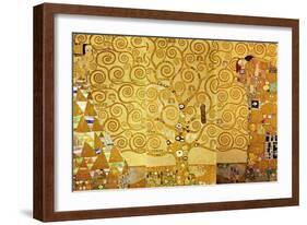 The Stoclet Frieze, Detail: the Expectation, Tree of Life, 1905-1909-Gustav Klimt-Framed Giclee Print