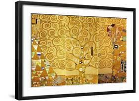 The Stoclet Frieze, Detail: the Expectation, Tree of Life, 1905-1909-Gustav Klimt-Framed Giclee Print