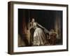 The Stolen Kiss, End 1780S-Jean-Honore Fragonard-Framed Giclee Print