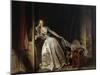The Stolen Kiss, End 1780S-Jean-Honore Fragonard-Mounted Giclee Print