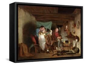 The Stolen Kiss-William Kidd-Framed Stretched Canvas