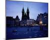 The Stone Bell House and Church of our Lady at Tyn, Old Town Square, Prague, Czech Republic-null-Mounted Art Print