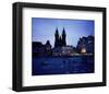 The Stone Bell House and Church of our Lady at Tyn, Old Town Square, Prague, Czech Republic-null-Framed Art Print