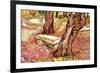 The Stone Bench in the Garden of Saint-Paul Hospital-Vincent van Gogh-Framed Premium Giclee Print