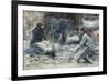 The Stone Breakers, 1897-Adolf Maennchen-Framed Giclee Print