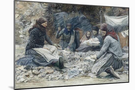 The Stone Breakers, 1897-Adolf Maennchen-Mounted Giclee Print