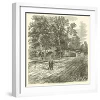 The Stone Bridge over the Antietam, September 1862-null-Framed Giclee Print