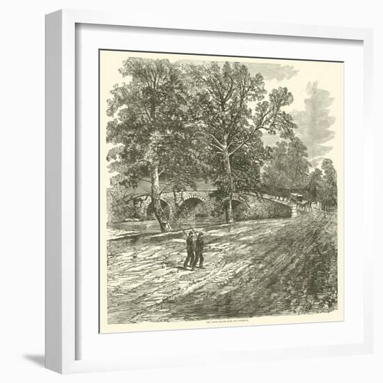 The Stone Bridge over the Antietam, September 1862-null-Framed Giclee Print