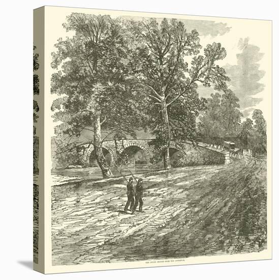 The Stone Bridge over the Antietam, September 1862-null-Stretched Canvas