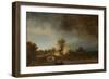 The Stone Bridge-Rembrandt van Rijn-Framed Giclee Print