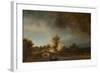 The Stone Bridge-Rembrandt van Rijn-Framed Giclee Print