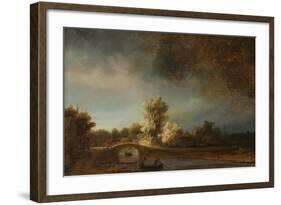 The Stone Bridge-Rembrandt van Rijn-Framed Giclee Print