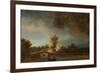 The Stone Bridge-Rembrandt van Rijn-Framed Giclee Print