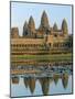 The Stone Causeway Leading to the Angkor Wat Temple in Evening Light, at Siem Reap, Cambodia, Asia-Gavin Hellier-Mounted Photographic Print